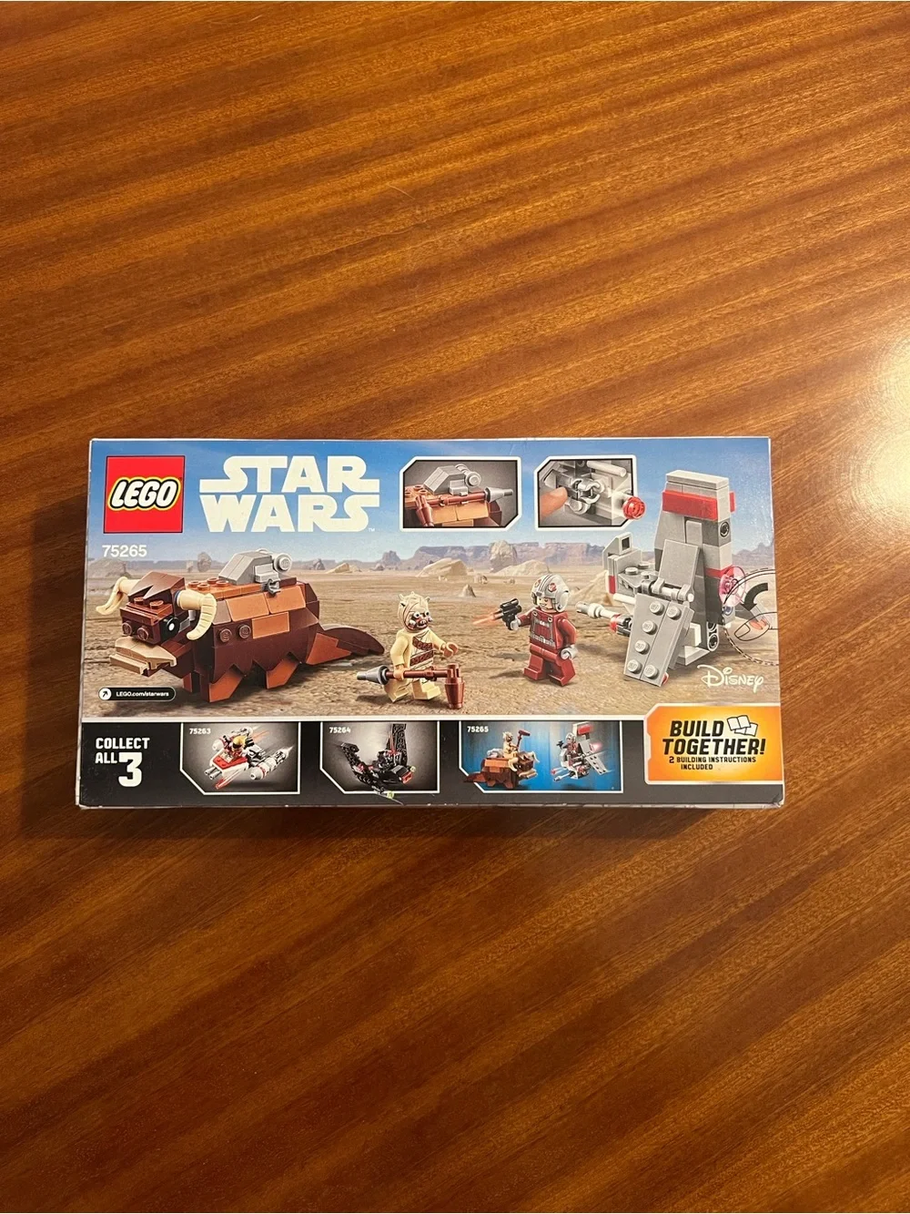 LEGO Star Wars Microfighters T-16 Skyhopper vs Bantha Toy - Brown